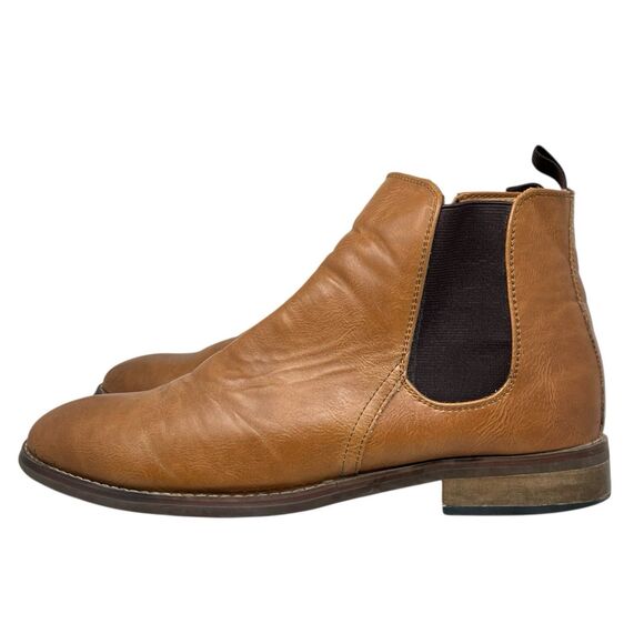 Steve Madden Ankle Boots Mens 9.5 Brown Side Zip‎ Chelsea Smart Casual main image 12